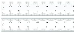 Starrett C404R-96 Heavy Spring Tempered Steel Rule