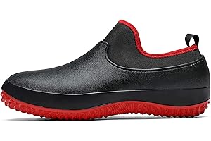 Nutteri Garden Shoes Men's Waterproof Gardening Rain Boots Unisex Outdoor Footwear for Camping Lawn Care and Yard Work