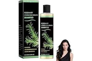 Rosemary Hair Growth Shampoo,Rosemary Hydrolyzed Keratin Shampoo, Nourishes and Regenerates Hair for Thinning Hair & Hair Los