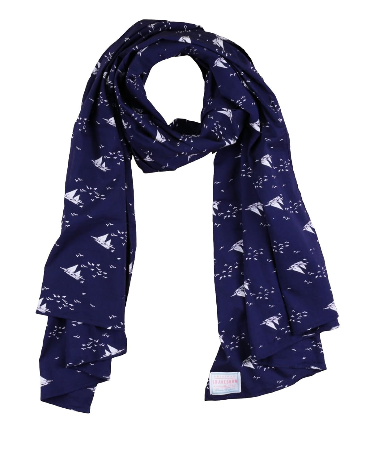 Beautiful Blue Sailing Boat Print Scarf Ladies Fashion Scarves Amazon