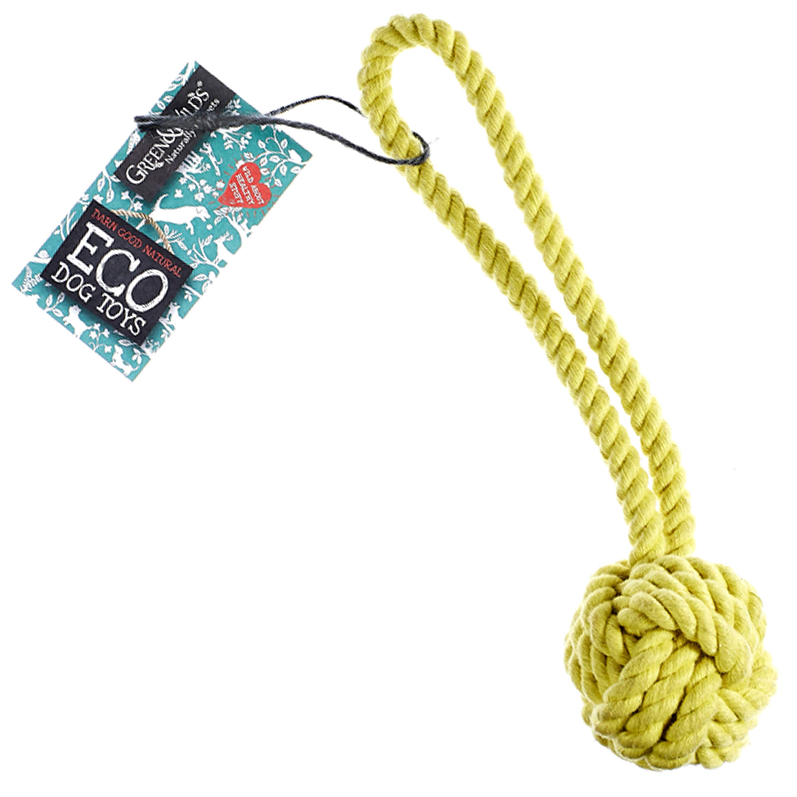 Eco Dog Toy - Green & Wilds - Rope Ball