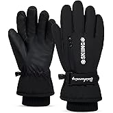 cyper top Winter Gloves Men and Women Waterproof Ski Snow Thermal Touchscreen Glove for Cold Weather