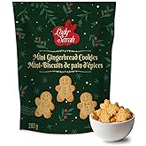 Lady Sarah 283g Pack of 1 Mini Gingerbread Cookies – Crunchy Holiday Biscuits – Classic Festive Snack for All Ages