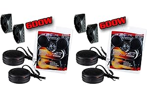 XXX by Audiopipe 2 Pack 600w High Frequency Car Truck Boat Stereo Tweeters Built-in Crossover XTC-7700