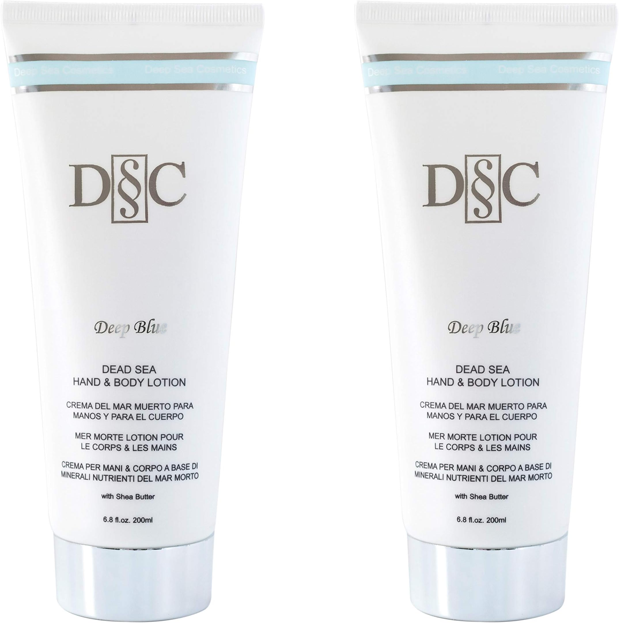 Deep Sea Cosmetics | Dead Sea Hand & Body Lotion - Deep Blue | Lotion for Men and Women with Dead Sea Salt, Shea Butter, Avocado Oil and Vitamins A and E (2)