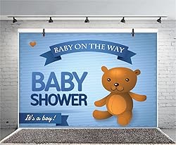 Laeacco Baby Shower Backdrops 5x3ft Vinyl