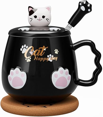 3日間限定セール‼️幻級‼️ダンガントキオ Cats×ヒヨコcup 夜桜アルビノ Amazon.com: Urban Tokyo Whimsical Cat Mug Adorable Coffee Mug