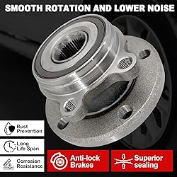 Pair 513253 FWD/AWD Front Wheel Bearing Hub