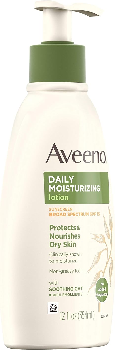 aveeno daily moisturizing lotion with spf 15