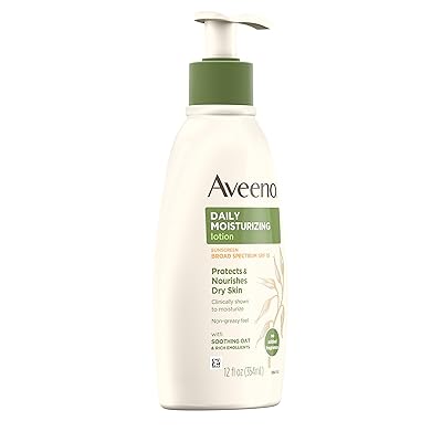 aveeno daily moisturizing lotion nourishes dry skin