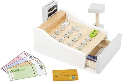 childrens wooden cash register