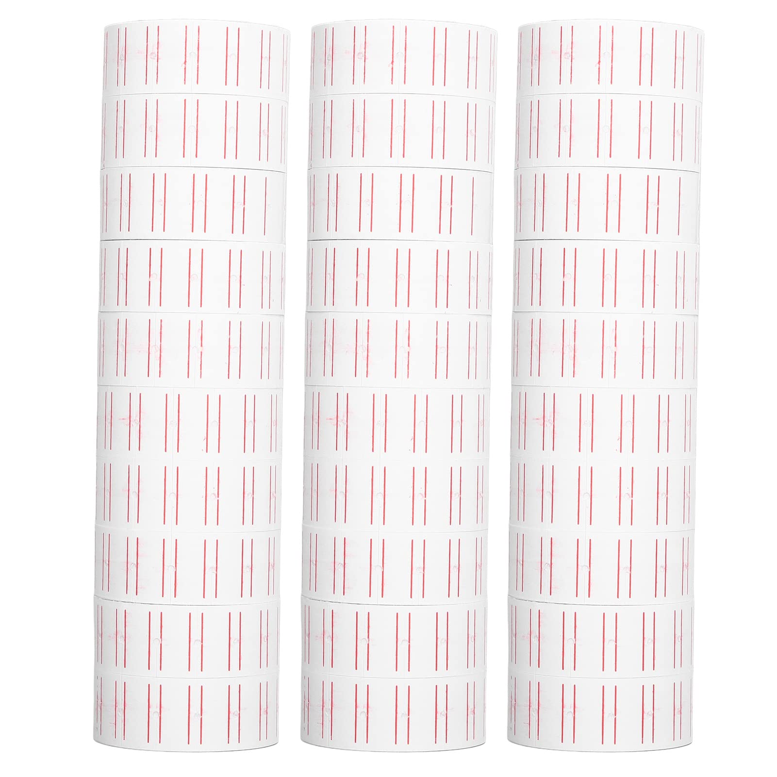 30 Rolls 15000pcs 21x12mm Price Labels for MX5500 Label Gun Self-Adhesive Retail Shelf Labels, Barcode Stickers & Tag Paper Labels for Price Tagging