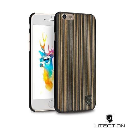UTECTION Holzhülle Cover für Apple iPhone 6 Plus / 6s Plus ** Eco Echt Holz - Ultra-Slim ** Einzigartiges Desgin ** Perfekte 