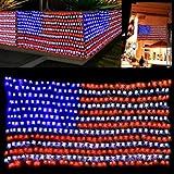Qulist 4th of July Decorations, 420 LED 24V Plug in