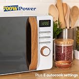 Russell Hobbs RHMD714 17 L 700 W Digital Microwave Scandi White 8 Auto view 5
