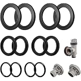 25076RP Pool O-Ring Washer Kit for 1-1/2" Plunger Valves Replacement Set | Compatible with Intex Pool Parts, Replaces 10745, 10262 &amp; 10255, Leak-Proof Gasket for Pump &amp; Hose Connectors (12 Pack)
