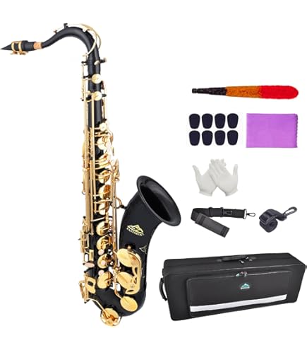 Amazon.com: WUQIMUSC Tenor Saxophone Complete Kit w/Case