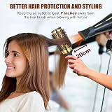 SHINLEA Hair Brush Round 43MM for Blow Drying Aluminum Vent Tubes view 7
