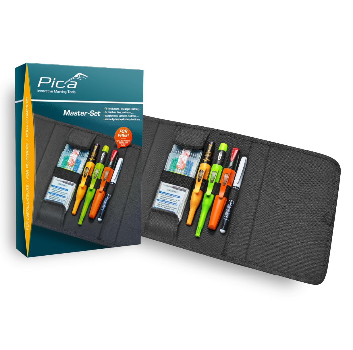 Pica Master Set For Plumbers, Locksmiths Includes Pica DRY 3030