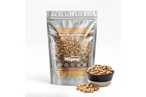 Yellow Double Roasted Dried Corum Chickpeas (Garbanzo Beans) Gourmet Snacks 5 Oz in Resealable Doypack Bag Mixyway Turkish Chickpeas, Dry Leblebi,Chickpea Snacks, Crunchy Chickpeas Double Size Corum Leblebisi (5 Ounce, Double Roasted Chickpeas)