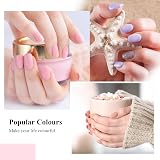 VANREESA 24 PCS Gel Nail Polish Set with Base Top Coat 21 Colors view 4