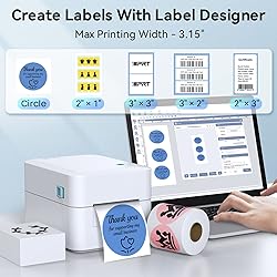 iDPRT Label Maker - 3 inch Thermal Printer for
