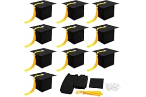 ZMCINER 30 PCS Graduation Cap Candy Box Graduation Cap Gift Boxes for Graduation Favors 2024