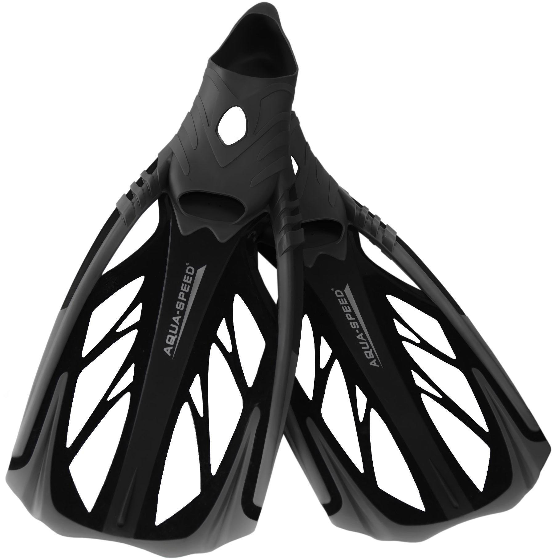 Aqua Speed INOX unisex fins | diving fins | swim fins | snorkel fins | for comfortable snorkeling | grey/white | Size:36/37