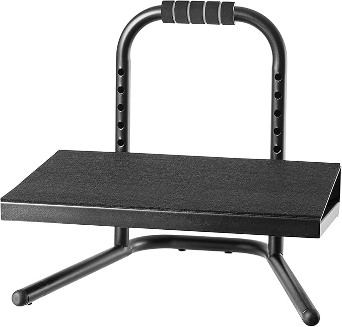 Height Adjustable Foot Riser for Desk Plane Foot Rest Under Desk at