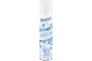 Batiste Dry Shampoo Spray Sensitive Scalp Unscented, Refresh Hair and Absorb Oil, Waterless Shampoo for Added Hair Texture an