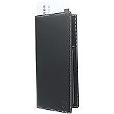 Pacer Go Genuine Leather RFID Blocking Long Passport Holder Passport Cover (Grey)