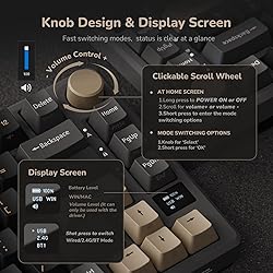 RK ROYAL KLUDGE M75 Wireless Mechanical Keyboard