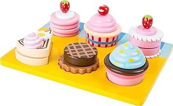 wooden cupcake toy