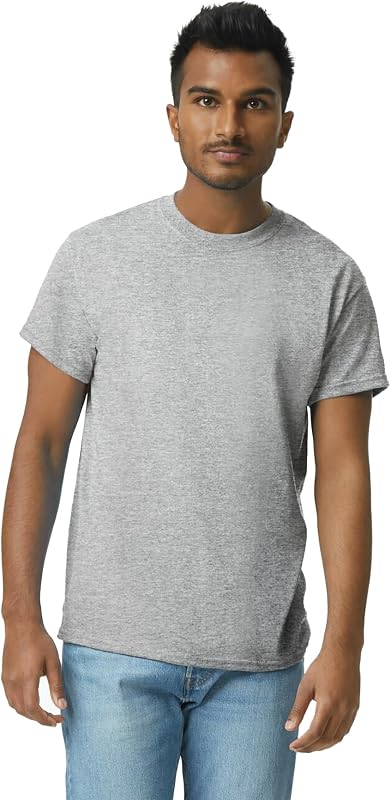 Unisex-Erwachsene Ultra Cotton, Style G2000, Multipack T-Shirt, Sport Grey (2er-Pack), S