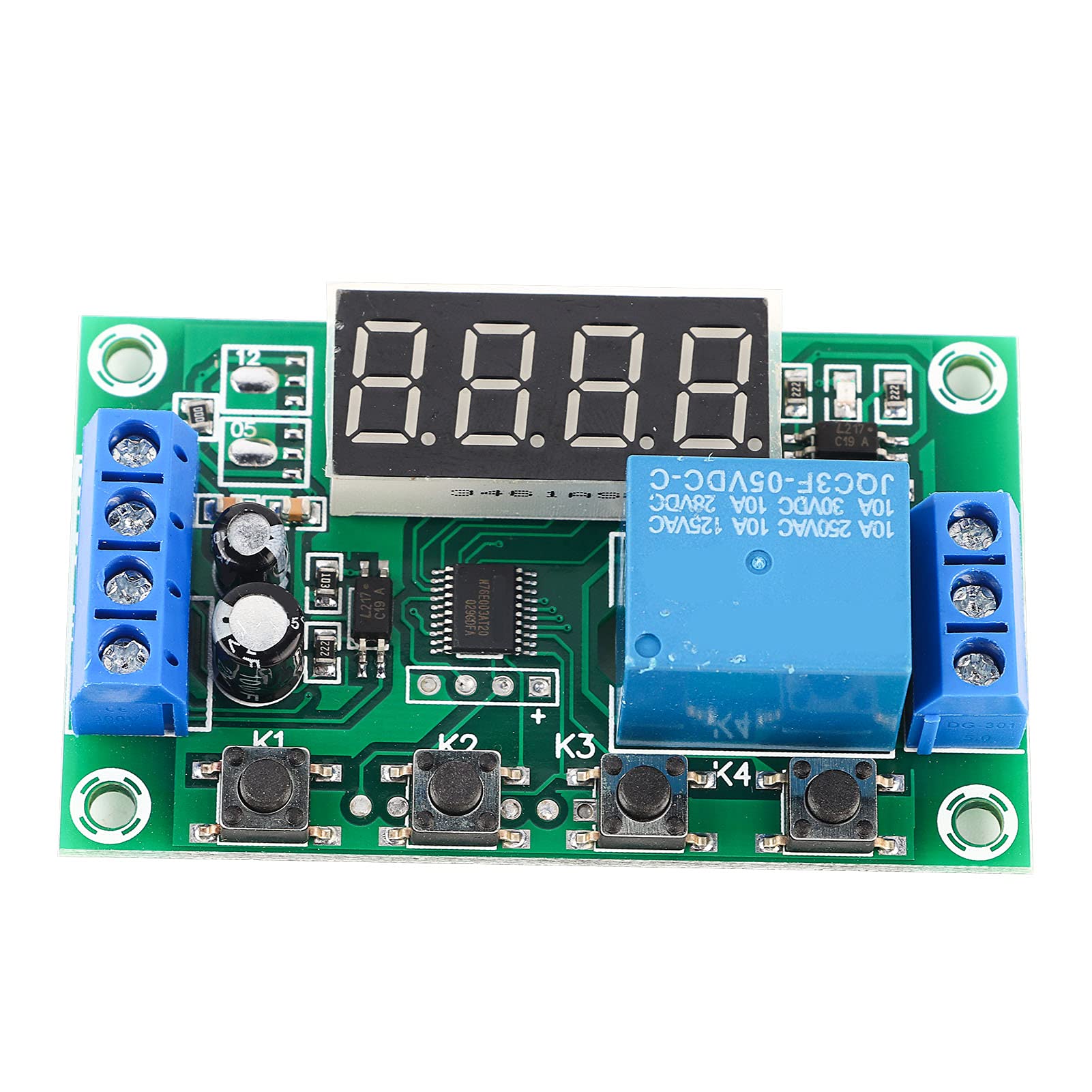 Timer Relay Adjustable Automation Control Switch Module LED Display((5V)), relay