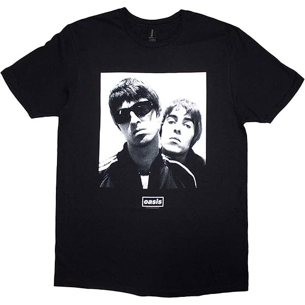 Amazon.com: Men's Oasis Noel & Liam Square Photo T-Shirt Small