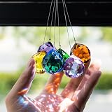 HDCRYSTALGIFTS 15pcs 30mm Crystal Ball Prism Sun Catchers Rainbow Maker view 5
