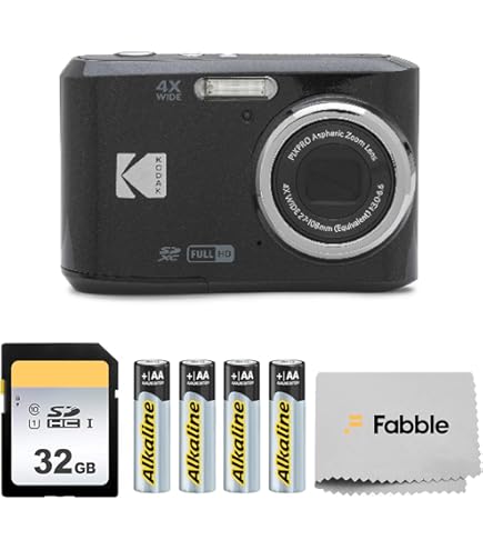 Amazon.com : Kodak PIXPRO FZ43 Friendly Zoom (Red) Bundle with