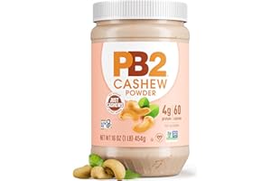 PB2 Powdered Cashew Butter - Cashew Powder with No Added Sugar or Salt [1lb Jar]