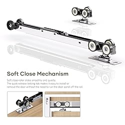 EaseLife 30x80in Pocket Door Frame Kit with Two-Way