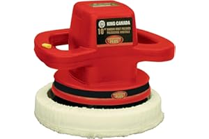 King Canada 10 inch. Random Orbit Polisher with Tapered Foam Applicator Pad (8301)