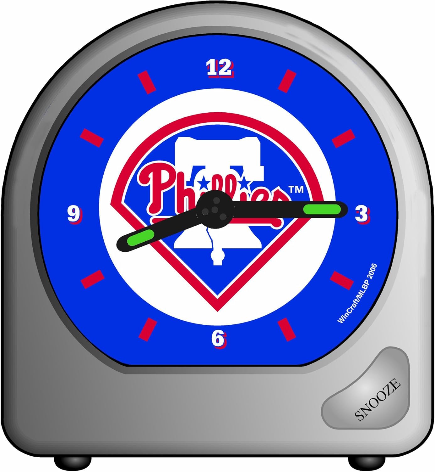 MLB Philadelphia Phillies Alarm Clock Sports Fan Alarm Clocks Sports & Outdoors