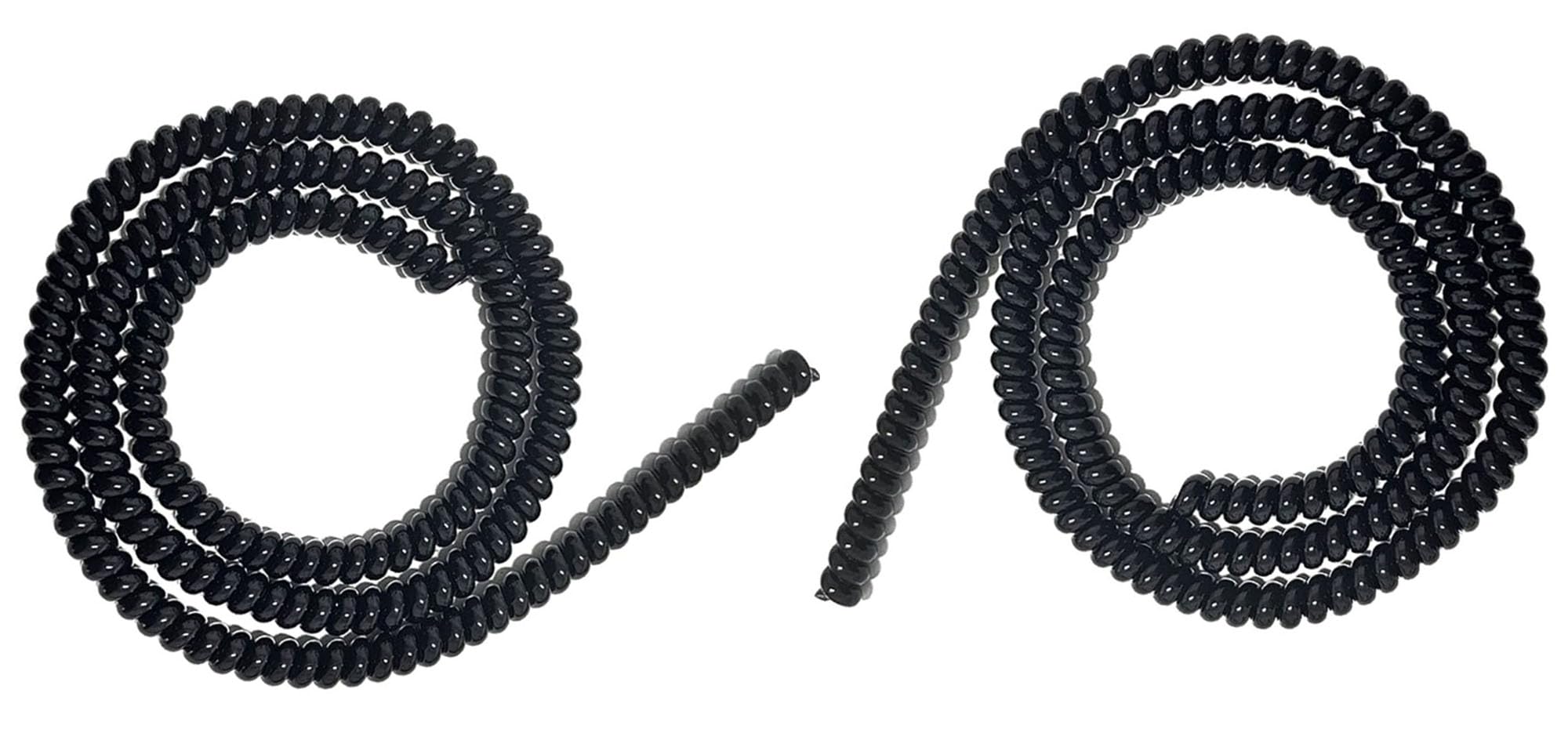 2 Pieces 100 cm Scooter Cable Protection Spiral Cable Tube Cable Spiral Cable Protection Hose Flexible Spiral Hose Cable Organisation E-Scooter Accessories Black