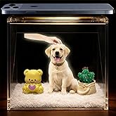 LMAKUS Pet Holographic Projection House, Custom Pet 3D Hologram Digital Video, Pets Cat&Dog Memorial Gifts for Loss of Dog Sympathy Gift, Personalized Dogs Remembrance Gifts for Dogs Owners