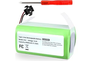 JEMERYY 14.4V 4000mAh Li-ion Replacement Battery Compatible with Eufy RoboVac 11 11C 11S Plus 11S MAX 12 15C 15C MAX 15T 25C 30C G10 Hybrid G30 Edge R500 R450 & Ecovacs Deebot N79 N79S N95 DN622 661