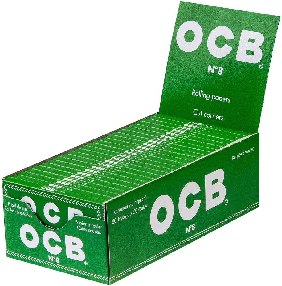 OCB Verde no.8 50 Hoja / 2x50er (HOJITAS, papel, papel): Amazon.es: Hogar