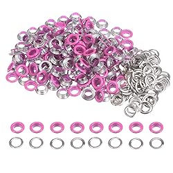 HARFINGTON 200 Set Color Round Grommets 8mm