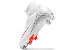 CZRE Boys Girls Soccer Cleats Kids Football Shoes High Top Training Youth Football Cleats