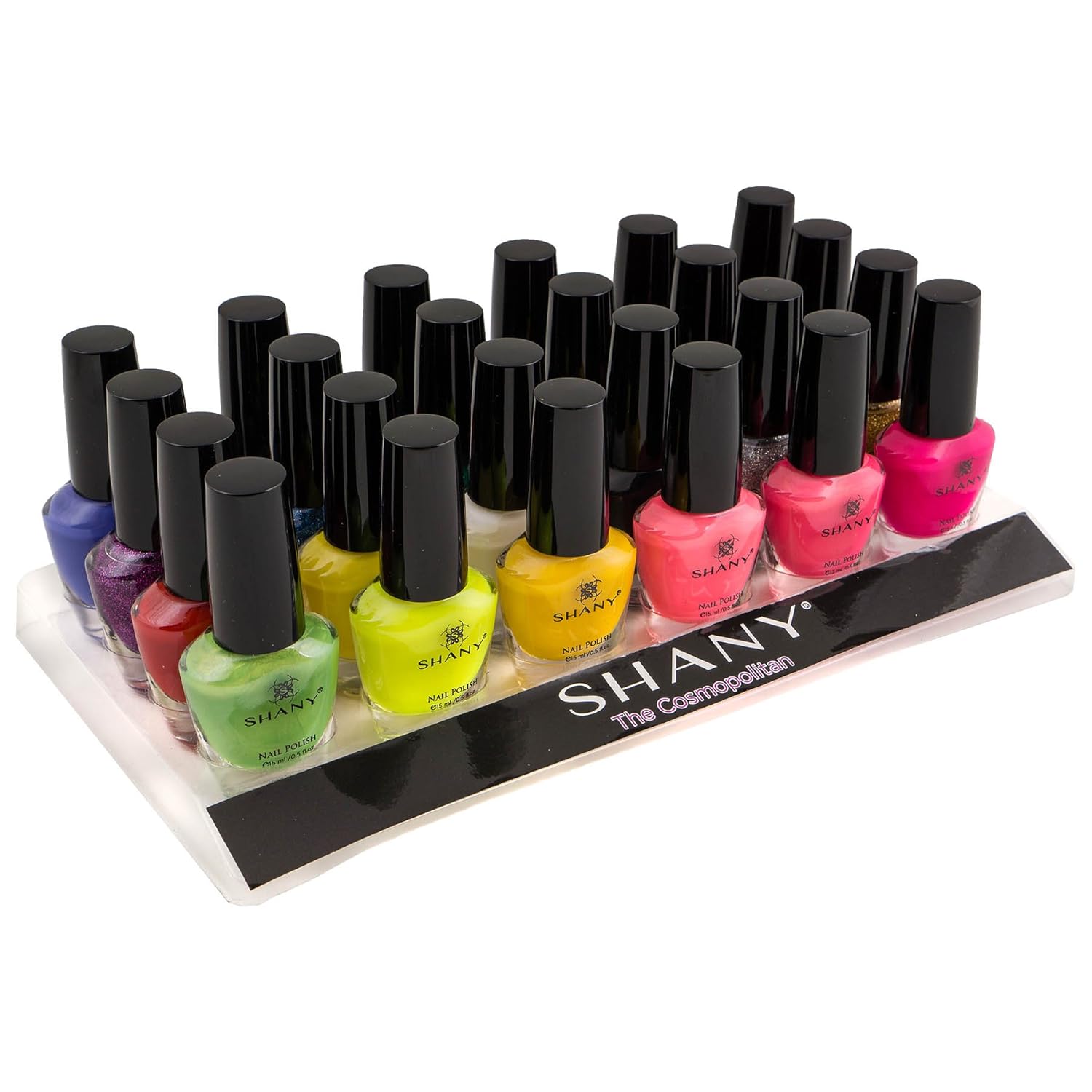 SHANY Cosmopolitan Nail Polish set - Pack of 24 Colors - Premium Quality & Quick Dry : Beauty