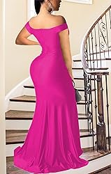 Women Sexy Off Shoulder Maxi Formal Evening Gowns